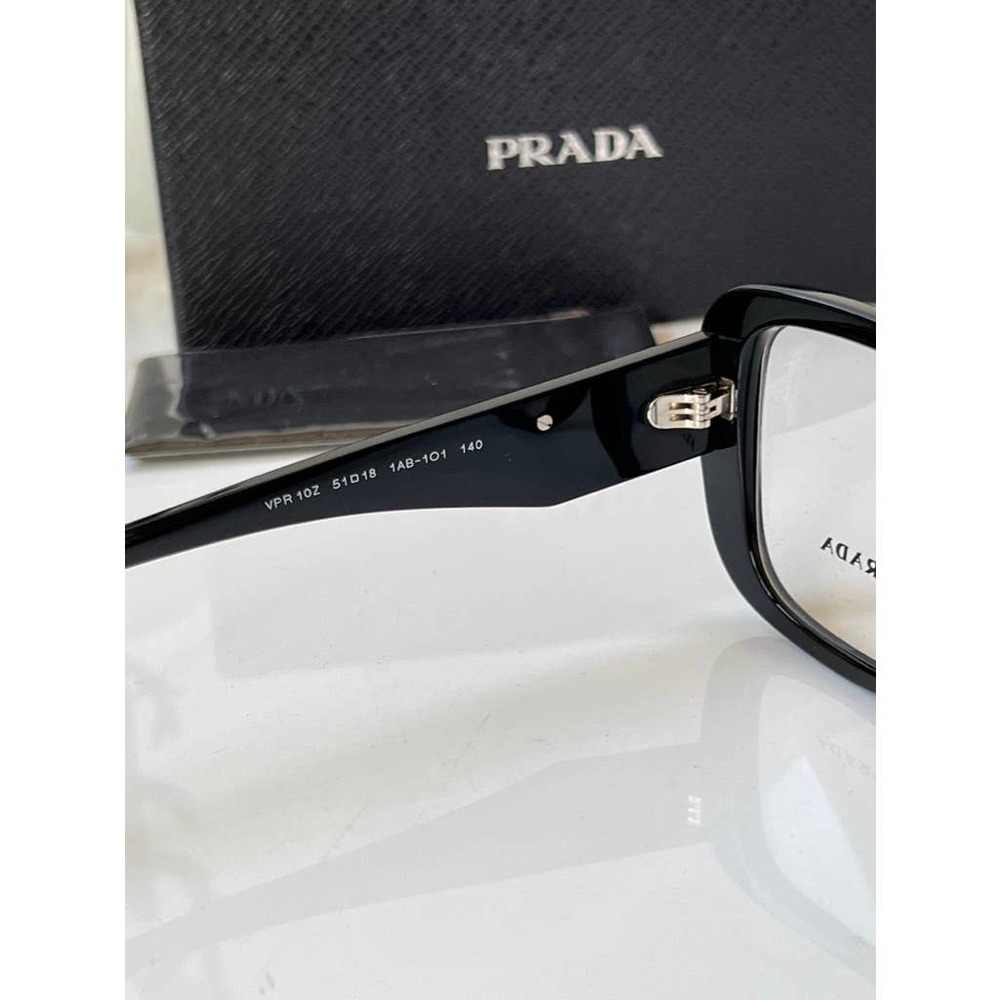 Prada Oversized Black Square Frame Glasses - Picture 12 of 12